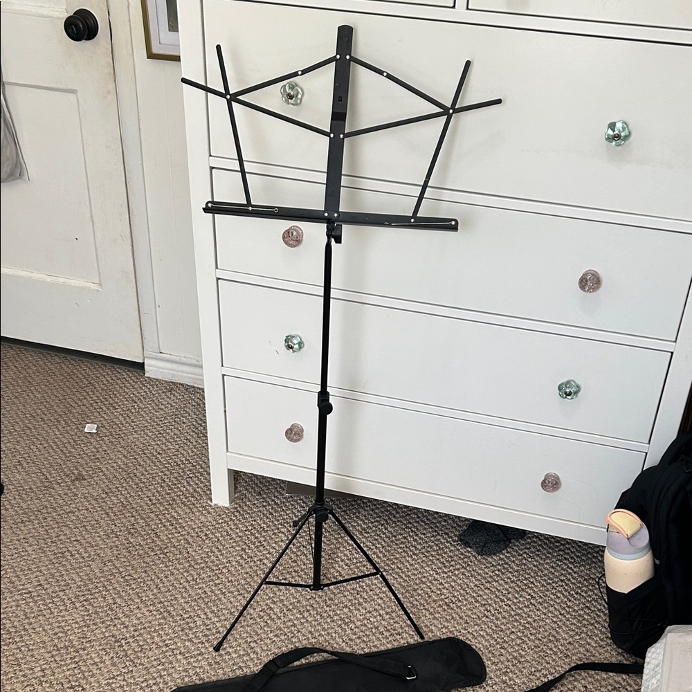 Black Music Stand